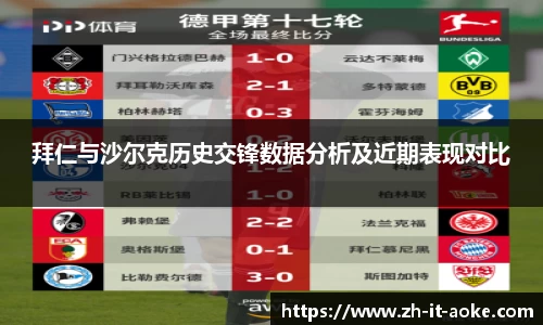 拜仁与沙尔克历史交锋数据分析及近期表现对比